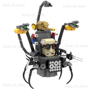 Bloques 2024 Fortalecer Skibidi Nuevo una serie de inodoros Man Drill Titan Man Femenino TV Builts Builds Builds Set Toys for Gift T240325