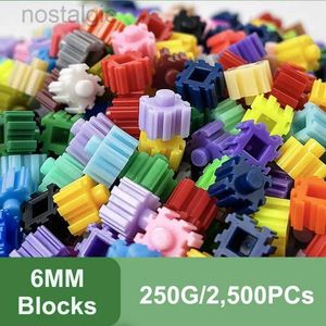 Bloques 250G / 2500PCS 6 * 6 mm Pixel Art Puzzle Micro Diamond Building Blocks DIY 3D Pequeño ladrillo para niños Juguete educativo Niños 240401