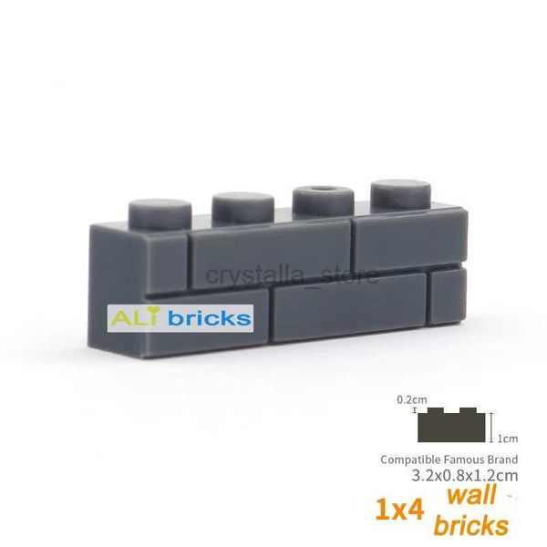 Blocs 300 pièces blocs de construction en vrac mur épais chiffres briques 1x4 points taille créative éducative Compatible avec les marques jouet pour enfants 240120