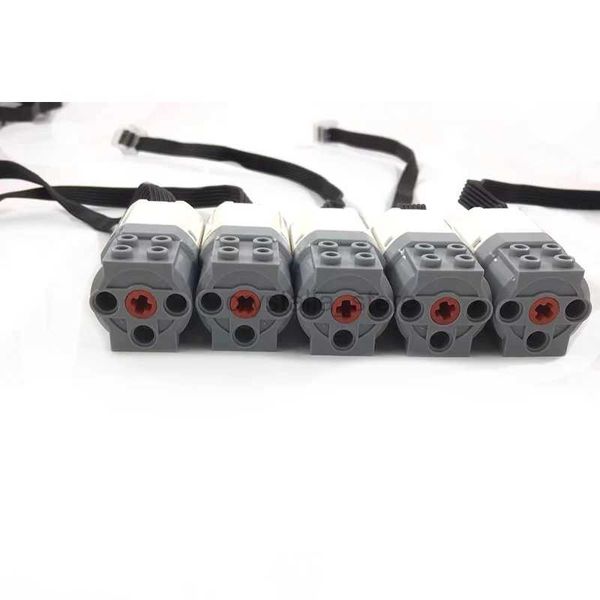 Blocs 5 pièces/lot Wedo 2.0 fonction d'alimentation électrique moteur moyen blocs de construction pièces adaptées pour 45300 WEDO 3.0 classique robotique jouet à gratter 240120