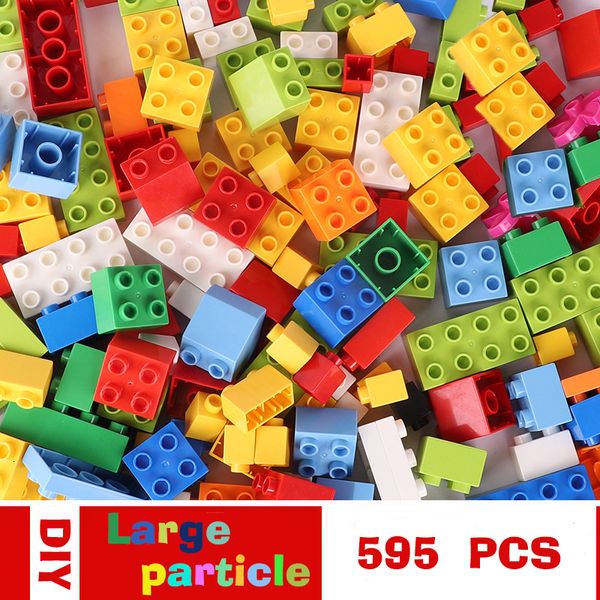 Bloques 60190 Uds. Conjunto de bloques de construcción a granel de gran tamaño ensamblar ladrillos ciudad clásica DIY juguetes educativos para bebés y niños 230907