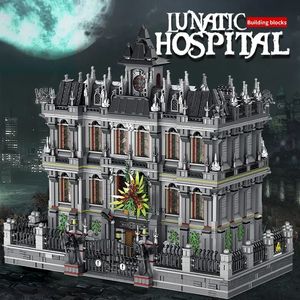 Blokken 7537PCS Arkham Asylum Breakout Bouwstenen Lunatic Hospital Architectuur Gemonteerd Speelgoed Verjaardag Kerstcadeau 613002 231109