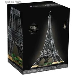 Blocs Blocs 10001 PCS Grands blocs de construction Eiffel Tower Bricks Bricks Birthday Cadeaux de Noël Toy compatible 10307 10181 17002 en stock