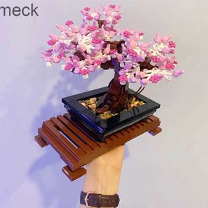 Bloques Bonsai Tree Fit 10281 ramo de flores perpetuo 3D juego de bloques de construcción modelo de ladrillos decoración del hogar planta en maceta juguete regalo para niños