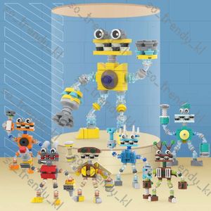 Blokken bouwen moc mijn zingende koor wubbox robotgebouw set schattig lied monsters figuren bakstenen diy speelgoed voor kinderen verjaardag cadeau hoge kwaliteit 565