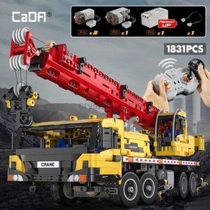 Blocs Cada City télécommande ingénierie véhicule camion grue blocs de construction MOC RC voiture briques bricolage jouets pour enfants cadeaux 240120