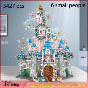 Blocks Castle Modular Building Bricks Kids DIY Toys Compatible Educate 71040 Christmas Birthday Gifts 5427 Pcs 230907