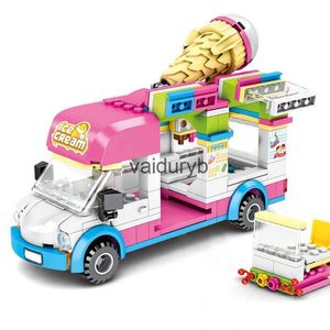 Blocs City Snack Store Street View nourriture fille camion voiture glace blocs de construction éducatifs créatifs briques chiffres jouets pour ldrenvaiduryb