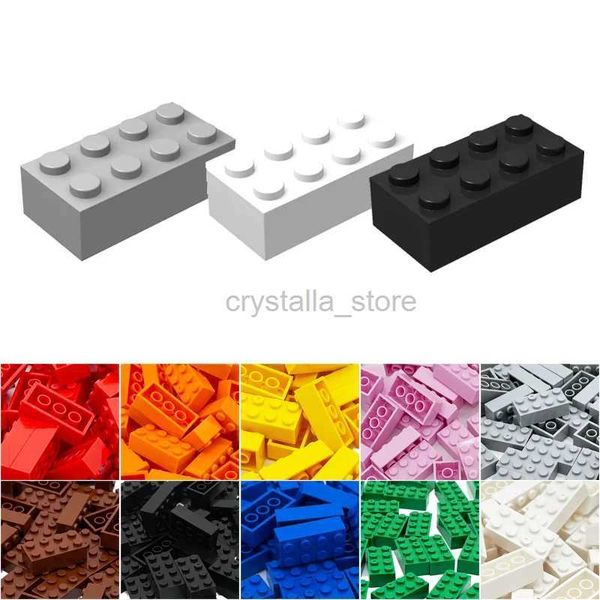 Bloques Clásicos a granel Color sólido Bricks3001 2x4 Bloques de construcción 150 piezas Gris Naranja Piezas compatibles con todas las principales marcas de ladrillos 240120