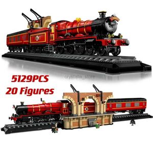 Blokken Collector's Edition 76405 118 CM Hogiwartsed Express Trein Bouwset Bakstenen met Minifiguren Speelgoed Voor Volwassenen Gift 5129 Stuks 240120