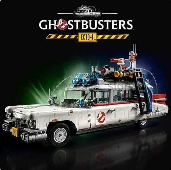 Bloques compatibles 10274 Ghostbusters Ecto-1 bloques de construcción modelo de coche ladrillos para niños adultos juguetes Halloween regalos de navidad 240120