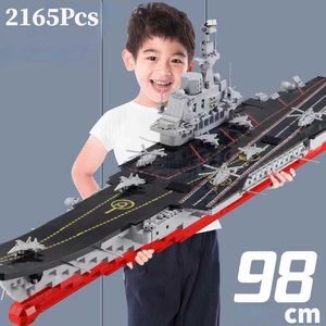 Bloques compatibles con el barco militar de la Segunda Guerra Mundial, modelo aeronáutico, bloques de construcción, armas de buque de guerra, juguetes MOC para regalo de chico 240120