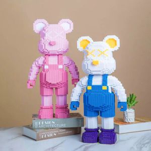 Blocs DIY Bearbricked Bear Building Blocy Blocing Kid Toy Hauteur 35 cm Figure Display Art Room Office Decoration Birthday