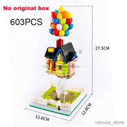 Blocs Flying Balloon House Up 7025 Suspending Home Building Brick Blocks City Street View Compatible avec Assemble Part Gift R230701