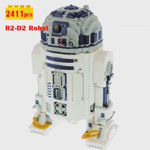 Blocs En Stock 75308 FIT 2314 PCS Robot Star Space Union R2D2 Modèle Chiffres Bloc De Construction Briques Garçon Cadeau D'anniversaire Jouet Enfant 230316