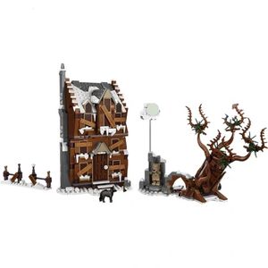 Bloques EN STOCK MOC Building Shrieking Shack Whomping Willow Modelo Película mágica DIY Ladrillos ensamblados Juguetes para niños Regalos 76407 230222