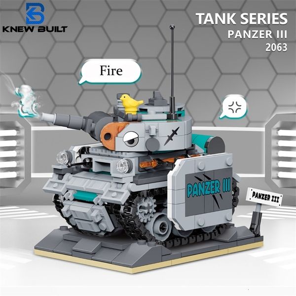Bloques K BUILT Mini tanque militar bloque de construcción para chico juguete de aprendizaje modelo de ladrillo educativo conjunto de construcción niños 230331
