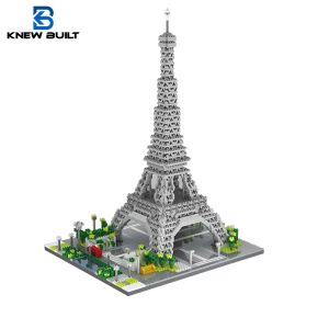 Les blocs connaissaient la construction de la France Pride Paris Eiffel Tower micro mini blocs de construction pour architecture adulte kit de jouets de jouets