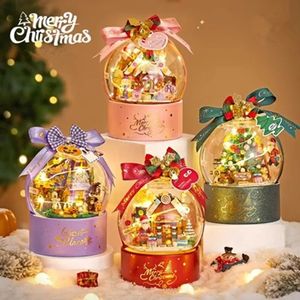 Blocs LOZ ARRIVE Architecture joyeux noël maison arbre cerf 3D Mini briques construction jouets pour enfants 1306 231114