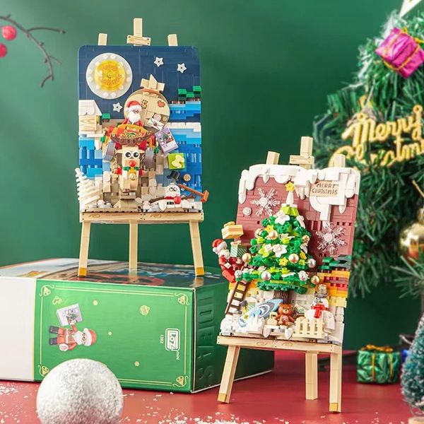 Blocs LOZ mini enfants jouets de construction briques à monter soi-même Puzzle cadeau de noël filles garçons vacances décor à la maison 1280 1282 1283 1937 231114