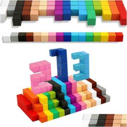 Blocs Designer magnétique Colorf Cube enfants bricolage modèle éducatif Intelligence Math Building enfants jouets cadeaux d'anniversaire T230103 Drop Dhcyv meilleure qualité