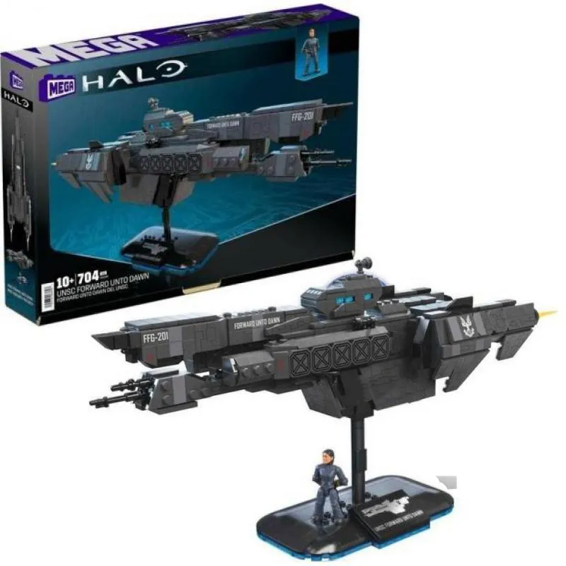 Blocs Mega Bloks Construx Halo Unsc Forward Unto Dawn Jouet De ...