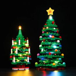 Blocs Joyeux Noël Décoration Kyglaging LED Kit pour 40573 Christmas Tree Lighting Set Toys (non inclus en blocs de construction)