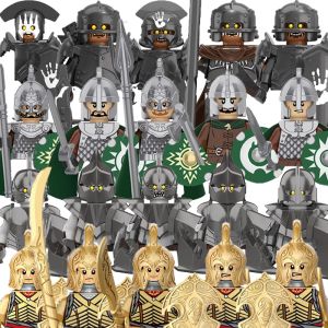 Blokkeert militaire bouwstenen Solider Figuren Movie Science Fiction Series Wapens Shield Knight Toys Gifts Medieval Mini Bricks MOC