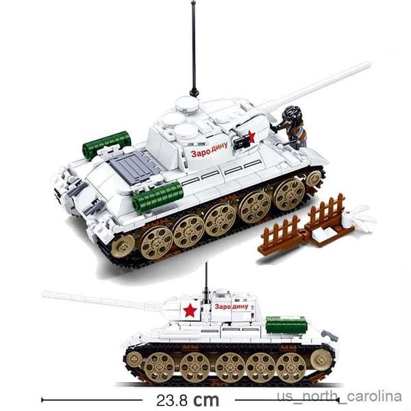 Blocs de construction de canon militaire, char de combat d'assaut, voiture, camion, arme de l'armée, ensembles de modèles de jouets pour enfants, cadeau R230907