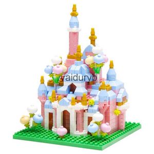 Bloques Mini Building Castle Fairy Tale Church Micro Diy Toys Bricks Construcción para niñas Regalos de cumpleaños Vaiduryb