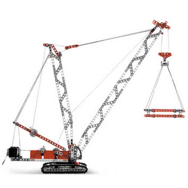 Bloqueos MOC-8288 BOLS CREATIVOS Y CAMBIADOS BLOQUES DE BUSILLOS DE High-Tech Builds Toy Crawler Crane Regalo de cumpleaños T230103