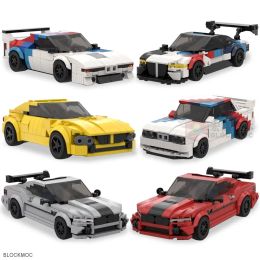 Blocs MOC Bricks Cars M1 M3 E30 M2 M4 Z4 RACING SPORTS CORTICS BLACKS BLACKSE SPEETH CHIMPION RACER BLOCKMOC GARAGE TOYS POUR GARÇONS