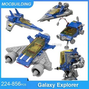 Blocs Blocs de construction MOC double moteur Space Scamper 10497 Galaxy Explorer modèle alternatif bricolage assemblé briques jouets cadeaux 224 pièces 240120