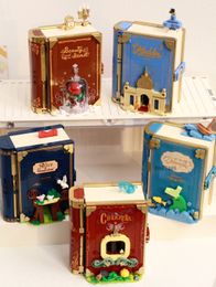 Blocs MOC Fairytale Town Series Building Alice Magic Princess Collection Display Storybook Book Briques à monter soi-même Jouets pour fille Cadeaux 230724