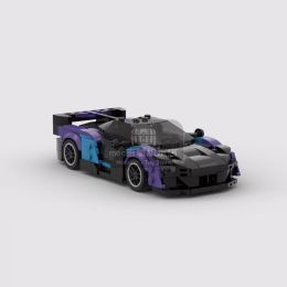 Blocs MOC McLaren Sabre Racing Sports Sports Vehicle Speed Champion Race Blocing Buildings Brick Creative Garage Toys for Boys