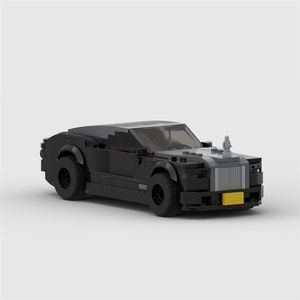 Blokkeert MOC Rollsroyce Wraith Racing Speed ​​Champion Racer Building Brick Creative Garage Toys For Boys Gifts 230210
