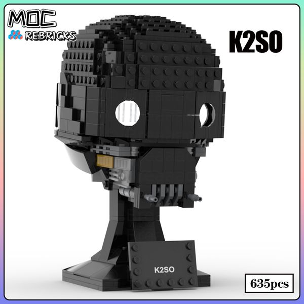 Blocs MOC Star Movie Series K2SO le plus Sassiest Droid Building Block Modèle Briques Ensembles DIY Collection Commémoration Jouet Cadeau De Noël 230710