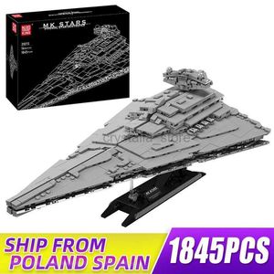 Blokken SCHIMMEL KONING 21073 Ruimteschip Speelgoed de MOC Imperial Star Destroyer Model Bouw Building Set Speelgoed voor Kinderen 240120