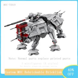 Blocs Film Série Space War Scene Weapon At Te DIY Building Block Model Assembly Toy Children s Birthday Gift Moc 75019 Moc 7675 230710