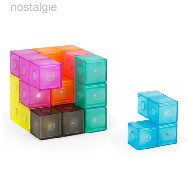 Bloques Moyu Meilong Ruban Cubo magnético 3D Twist bloques de construcción Puzzle Cubing Classroom Speed Cube para niños 240401