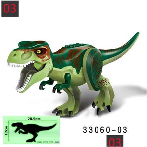 Blokken Nieuwe Vergrendelingsblokken Jurassic Dinosaurs World Tyrannosaurus Rex Wyvern Velociraptor Building Dinosaurusspeelgoed Kinderen Jongens Drop Del Dhand