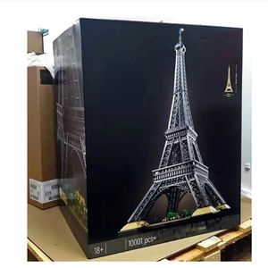 Bloques de la Torre Eiffel de noviembre de 10307, 10001 Uds., arquitectura de París, bloques de construcción en miniatura, Kit de ladrillos, juguetes para niños, juego de regalo de cumpleaños 230712