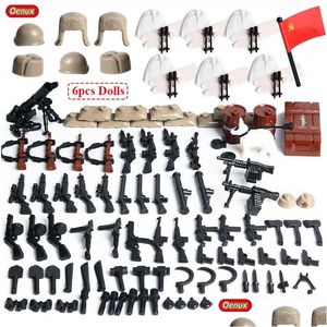 Blocs Oenux Ww2 Armée Soviétique Brique Seconde Guerre Mondiale La Bataille De Moscou Mini Figure Russe Bloc De Construction Militaire Enfants Jouet 220715 Dro Dhqo3