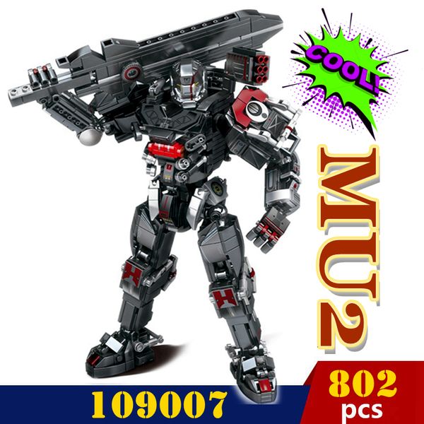 Blocs SEMBO Heroes Soldier 802PCS Mecha Series Robot City Mech Warrior Model Building Set Toy For Boys Gifts Produit 109007 230504