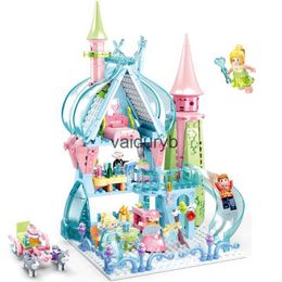 Blocs SLUBAN filles princesse rêve château de glace modèle amis blocs de construction ville éducatif créatif briques chiffres jouets pour ldrenvaiduryb