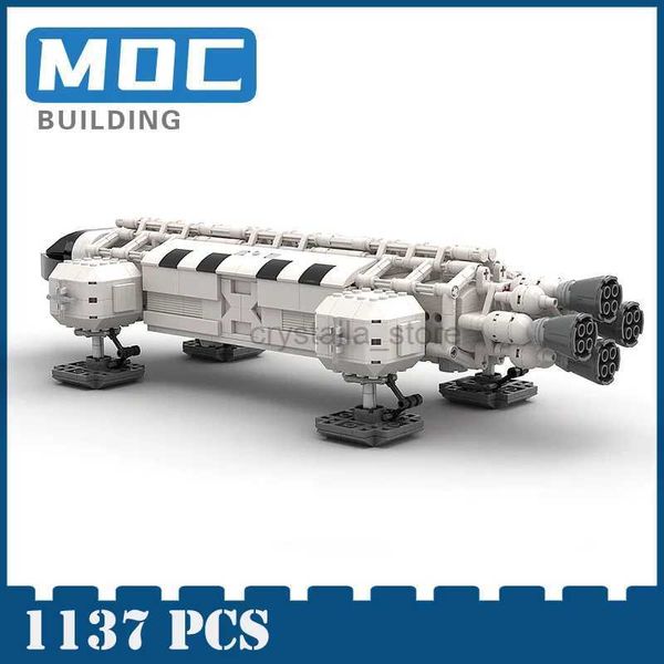 Blocs Space 1999 Eagle Shuttle Space Series Wars MOC modèle briques bloc de construction bricolage assembler des jouets pour enfants cadeaux 240120