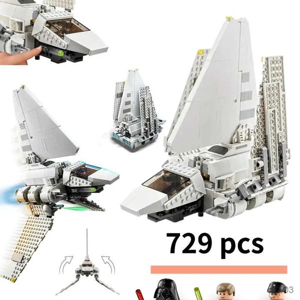 Blocs de construction impériaux de guerre spatiale, Kit de jouets de construction Luke, cadeaux de noël à faire soi-même, jouets pour enfants pour garçons R231109