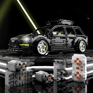 Blocs T5023 High Tech RS6 1 10 Avant Racing Car Version STATIQUE COMMENTAIRE MOC BRIQUES MODÈLE TECHNIQUE BUDIDING BLOCKS TOYS 2896PCS T240325