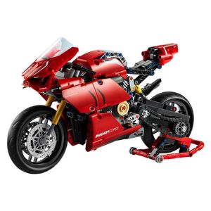 Blokken Technologie Motorfiets Bouwstenen Ducati Moc 42107 Locomotief Model Mechanische Groep Bakstenen Moeilijk Montage Speelgoed Kids GiftHKD230701