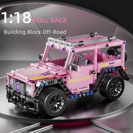 Blokken ToylinX Bouwstenen Stad Snelheid Auto Feestelijk Cadeau Geven met Super Bricks Speelgoed voor Kinderen Jongen Gift R231109
